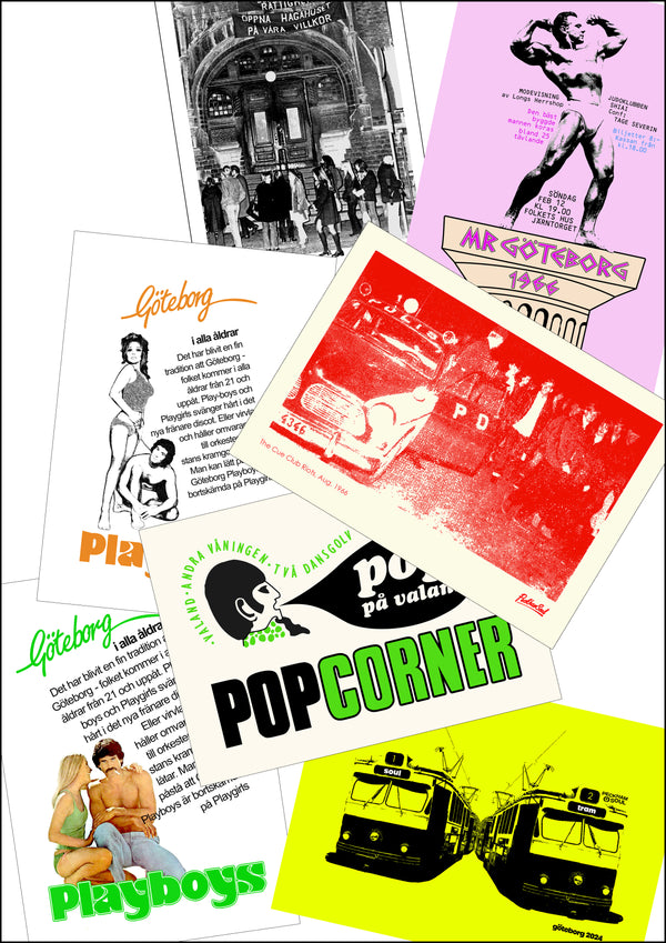 Gothenburg Culture Postcards x 7
