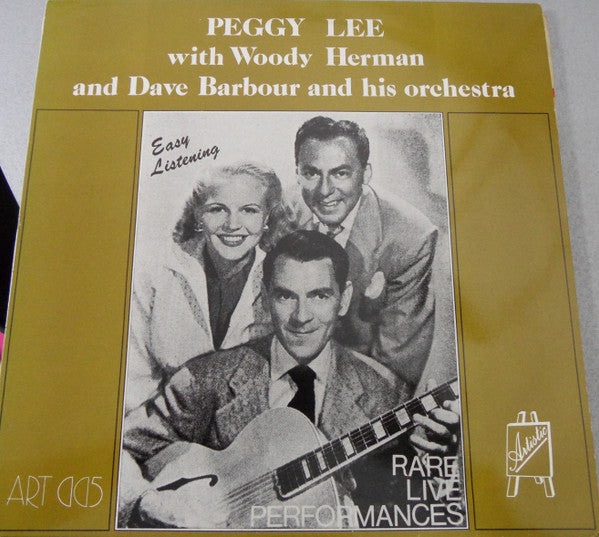 Peggy Lee With Woody Herman And Dave Barbour Orchestra : Easy Listening (LP, Album)