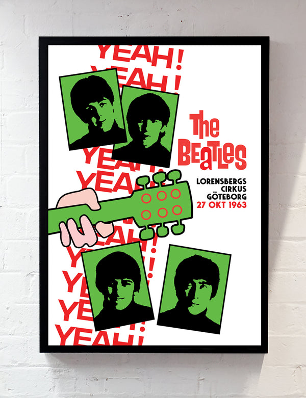 The Beatles : Göteborg, 1964 (Postcard)